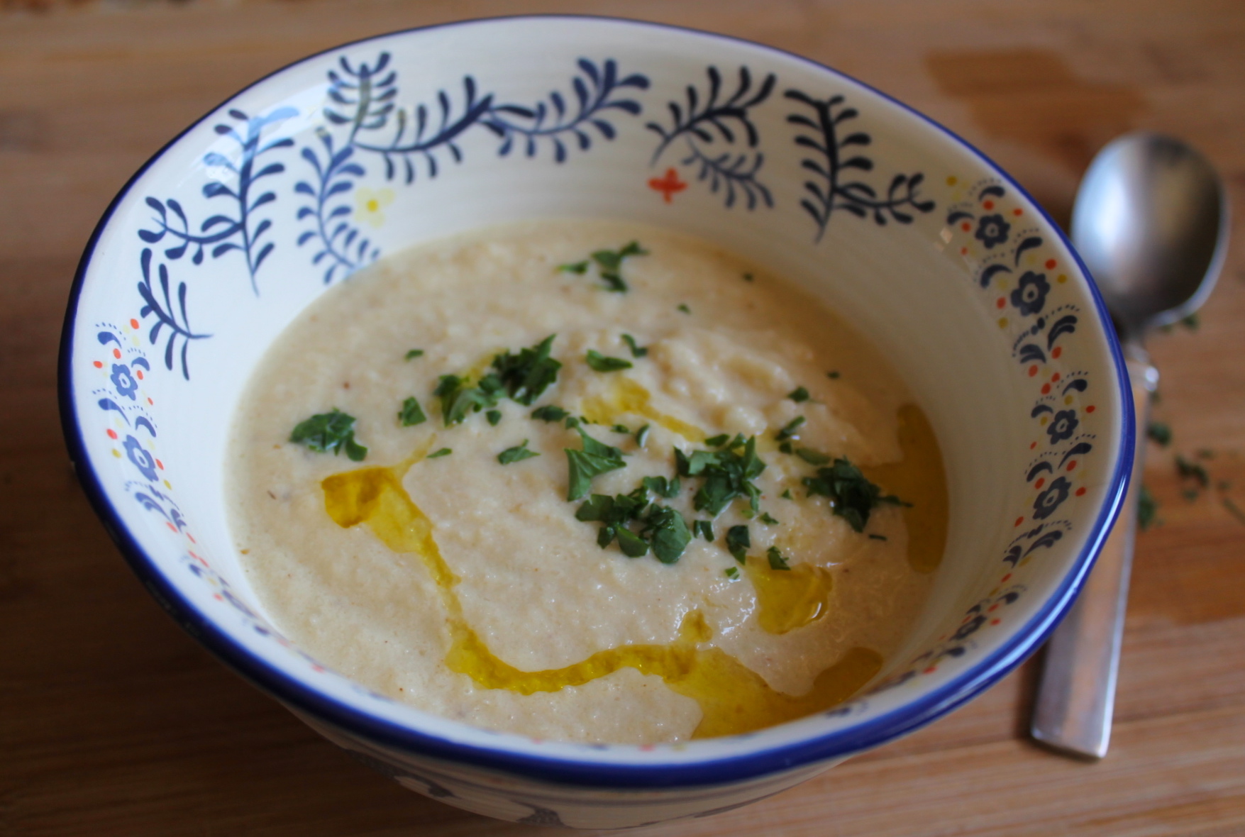 roasted cauliflower soup