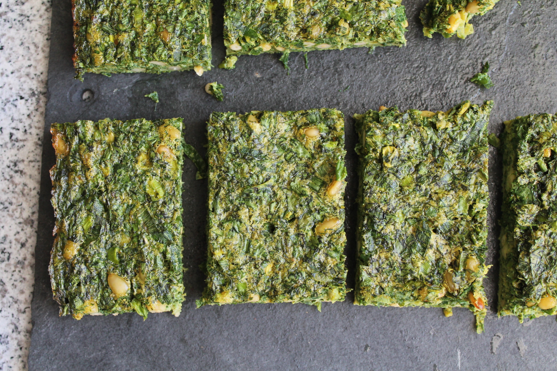 kuku sabzi persian herb kuku