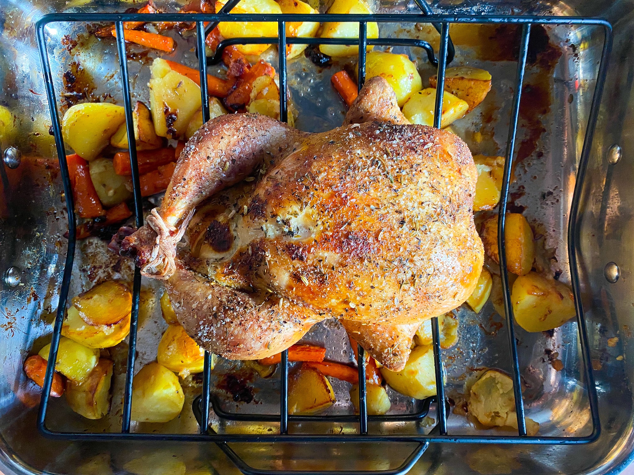 French style roast chicken