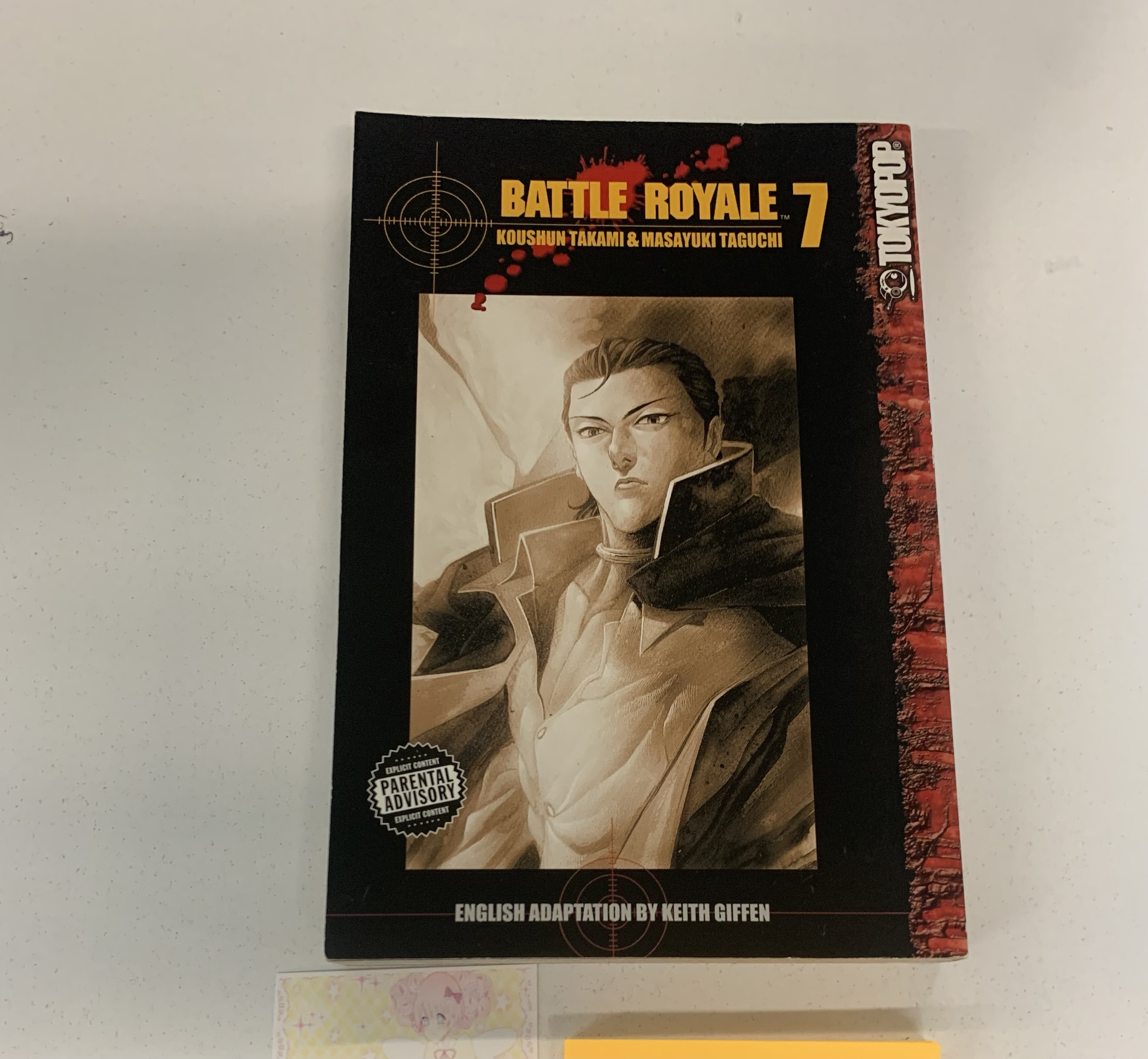 Battle Royale Manga Volume 7 by Koushun Takami Masayuki Taguchi published by Tokyopop