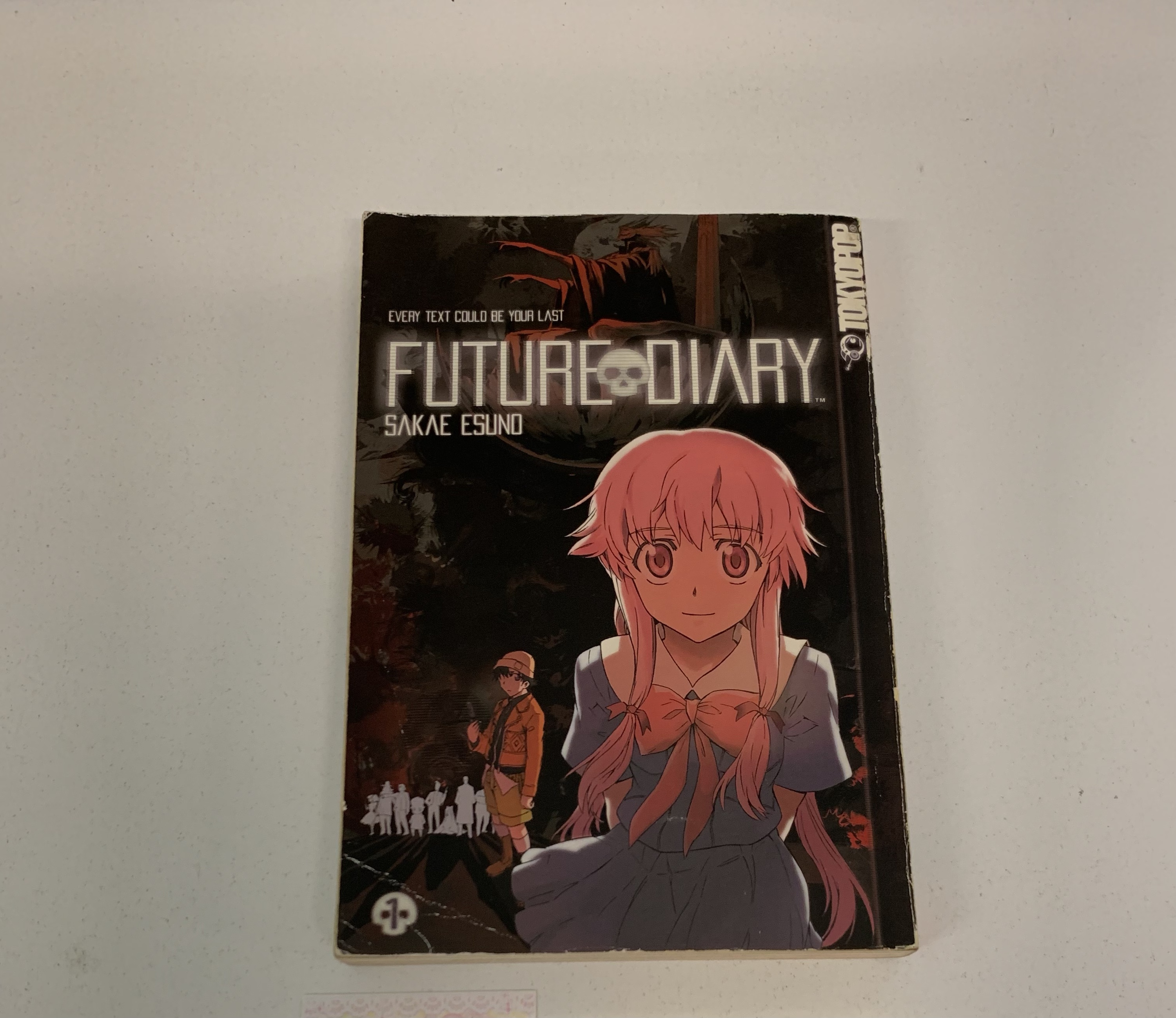 Future Diary Mirai Nikki Manga Volume 1 by Sakae Esuno published by Tokyopop