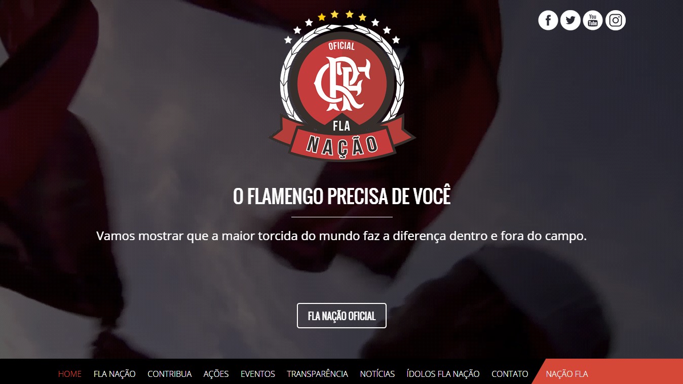 Conheça o novo site do Fla Nação Oficial I flanacaooficial.com.br