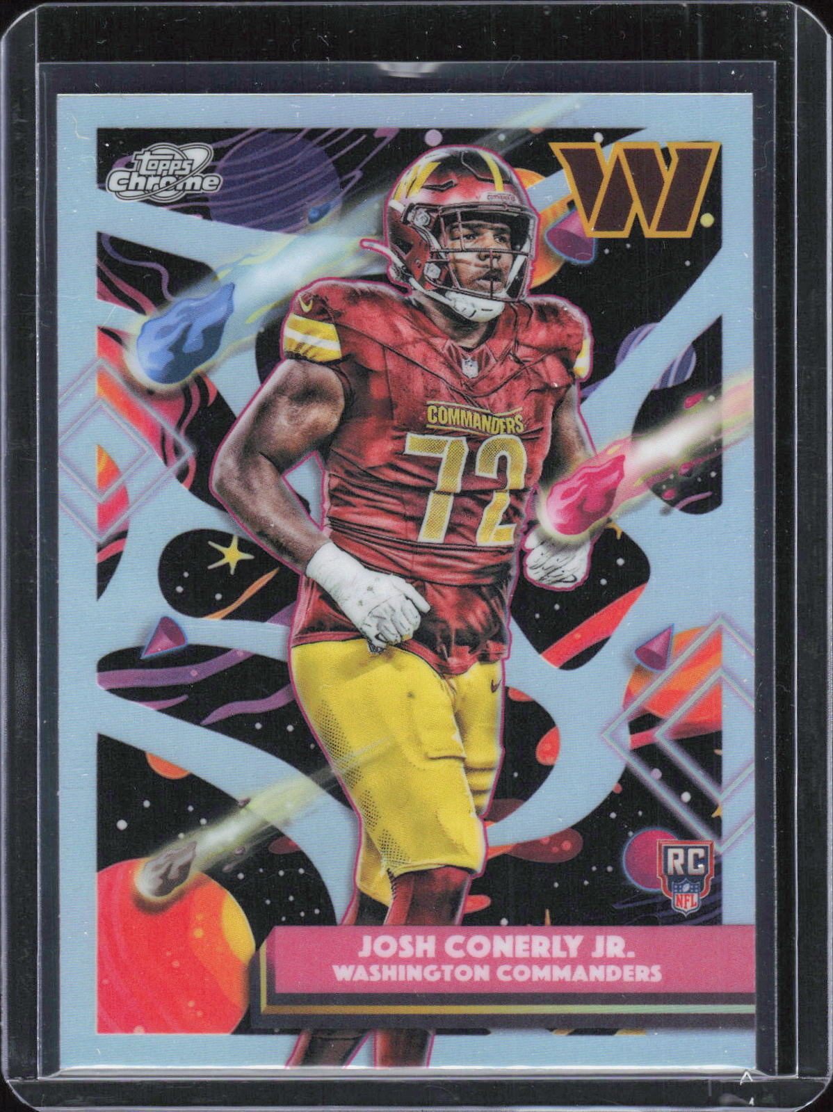2025 Topps Chrome Cosmic #198 Josh Conerly Jr. Refractor