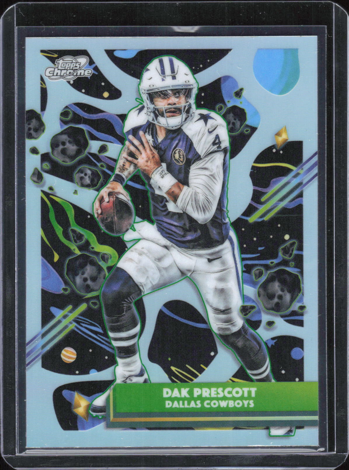 2025 Topps Chrome Cosmic #25 Dak Prescott Refractor
