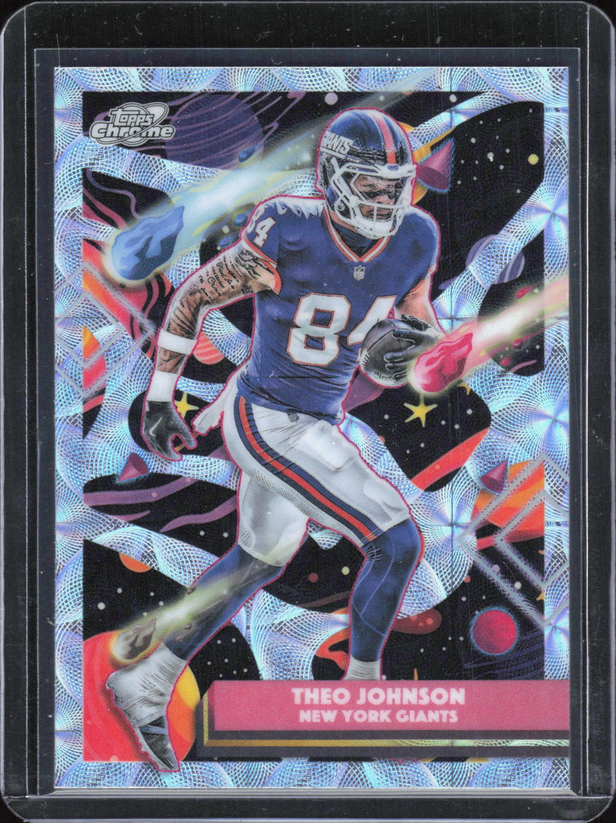 2025 Topps Chrome Cosmic #73 Theo Johnson Nucleus Refractor