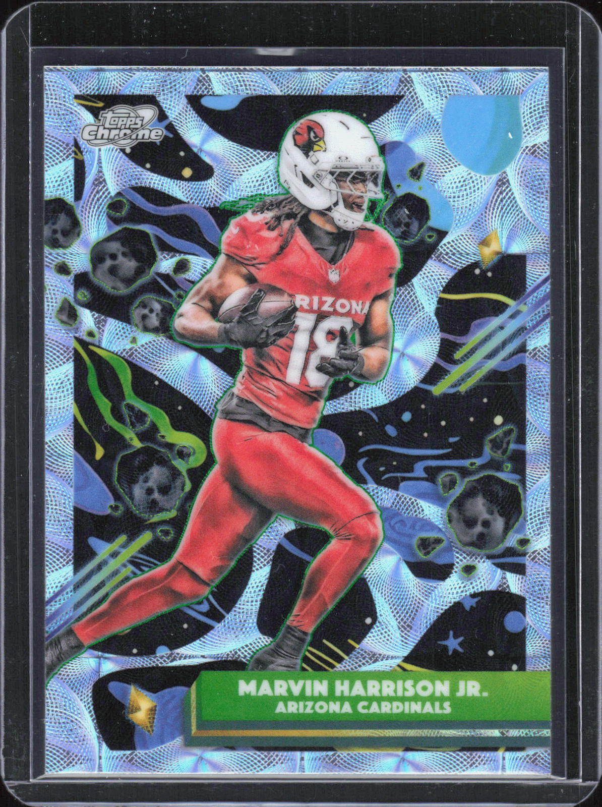 2025 Topps Chrome Cosmic #3 Marvin Harrison Jr. Nucleus Refractor
