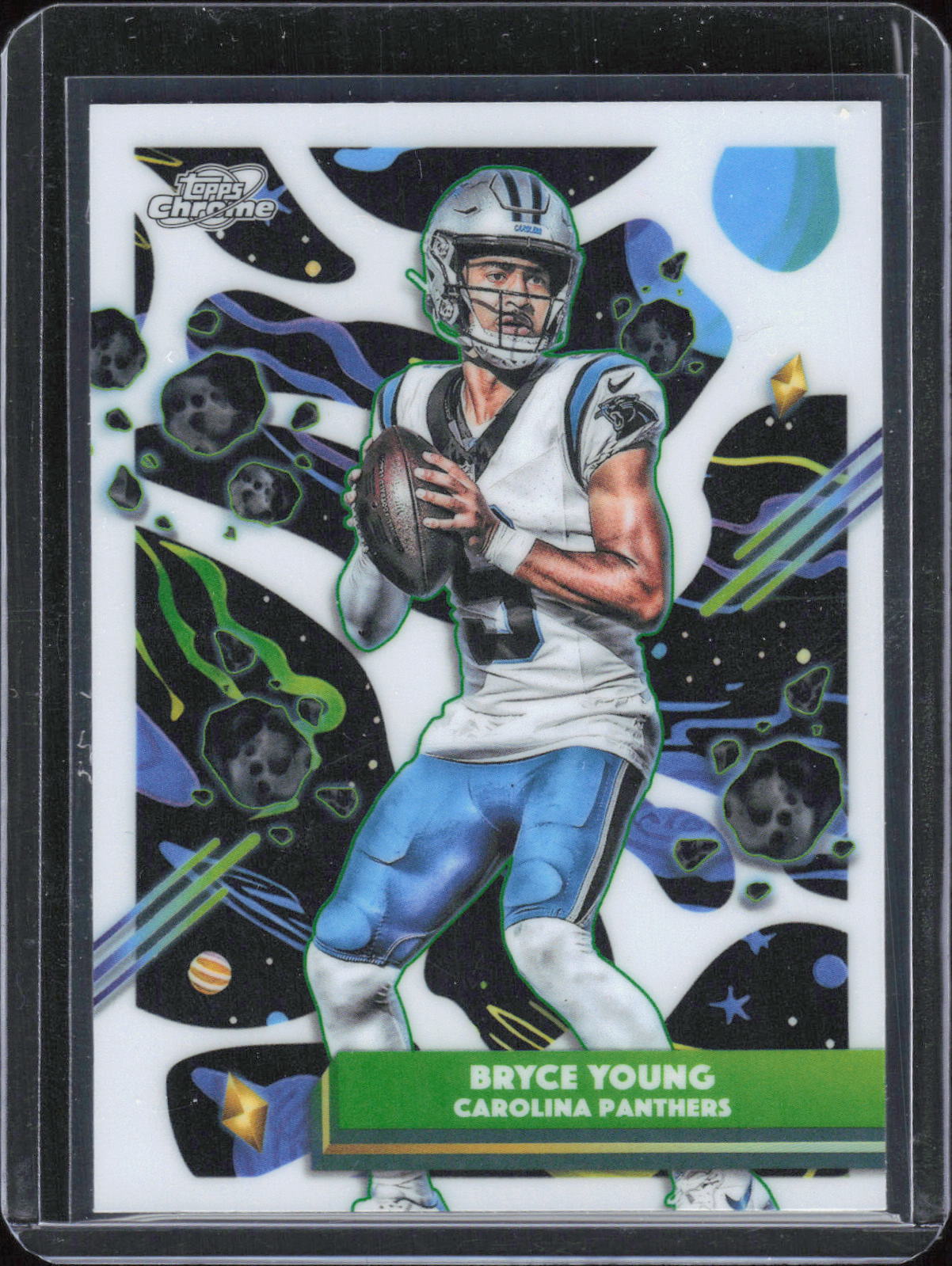2025 Topps Chrome Cosmic #13 Bryce Young Refractor