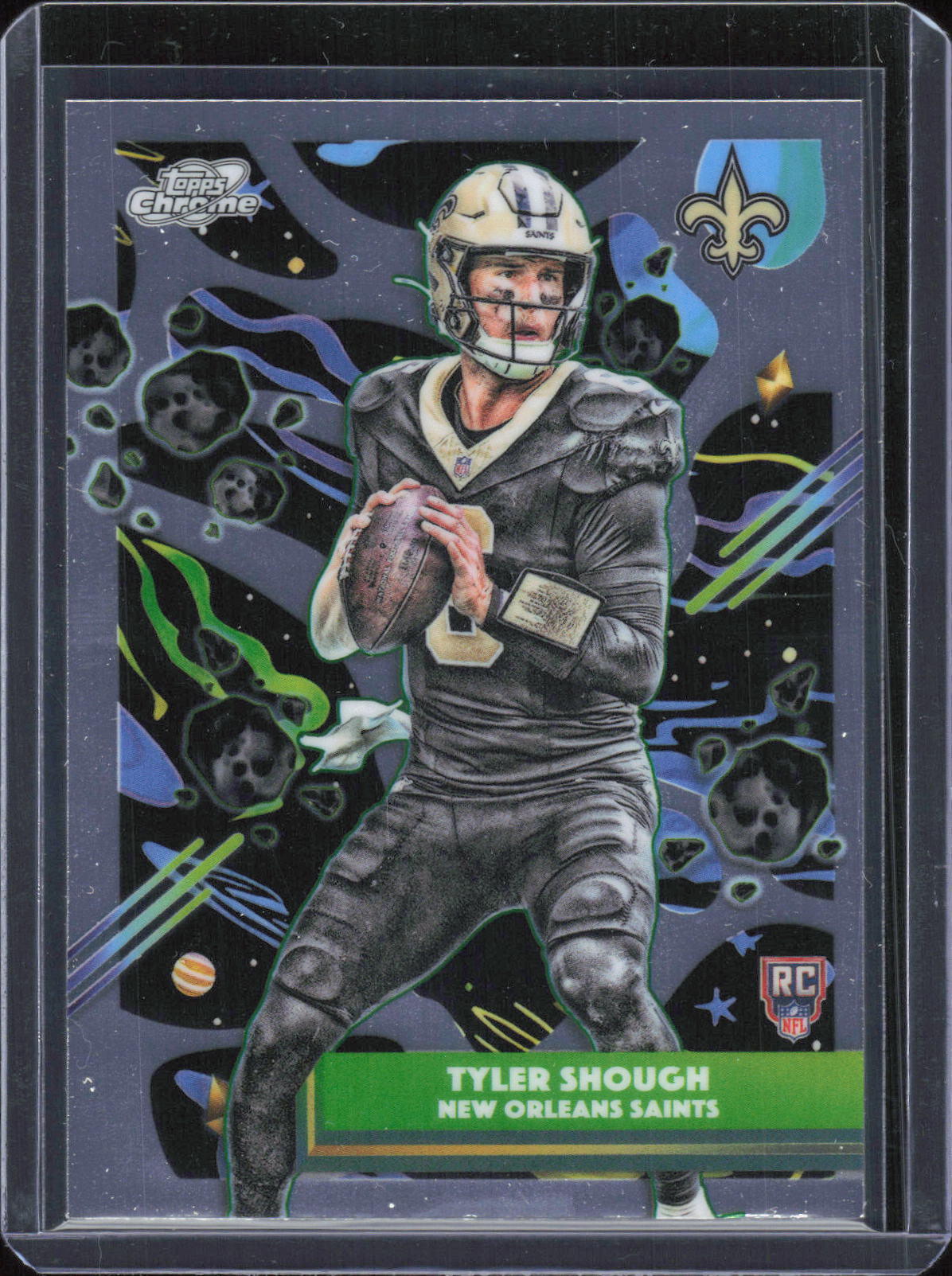 2025 Topps Chrome Cosmic #171 Tyler Shough