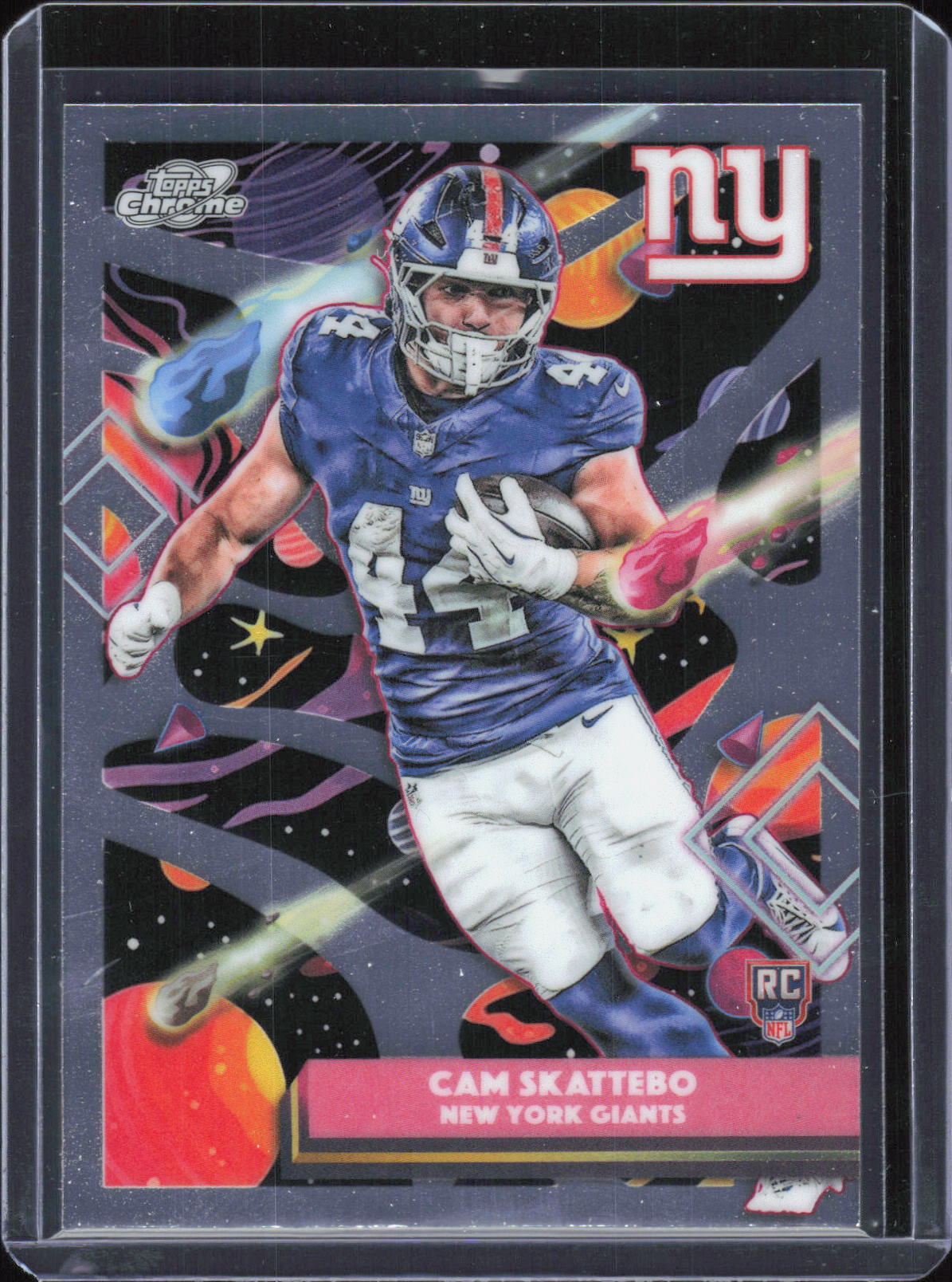 2025 Topps Chrome Cosmic #176 Cam Skattebo