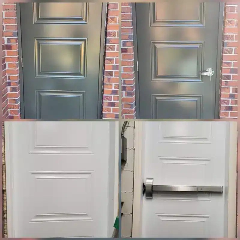 2 door in Montreal successfully installed with door lock by Lock Aid Locksmith