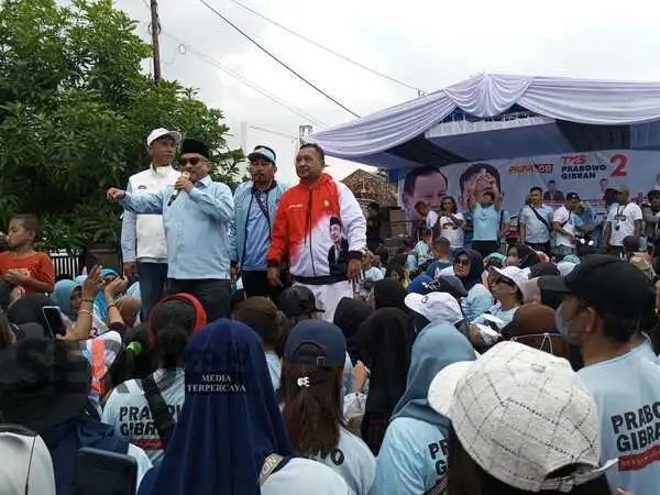 Optimis Menang, Ribuan Masyarakat Bersama Bupati Dukung Prabowo-Gibran