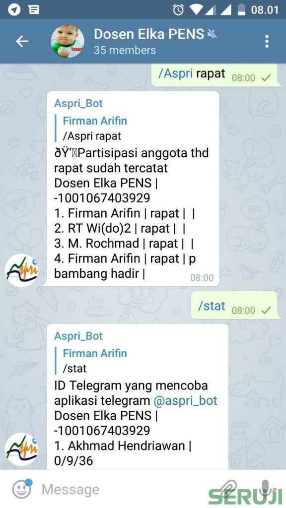 Berikut dibawah contoh hasil pencariannya. Mau Punya Asisten Pribadi Di Telegram Aspri Bot Solusinya Www Firman Its Com