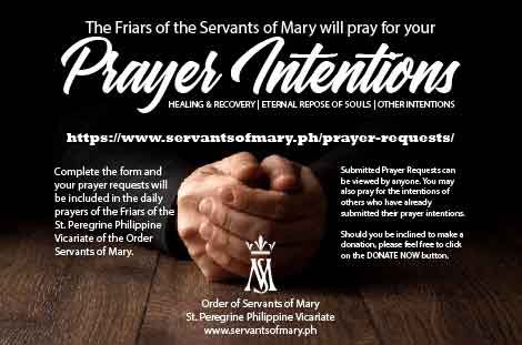 In addition, you may select a maximum of three categories per. Prayer Requests Order Of Servants Of Mary