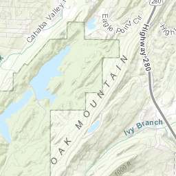 Oak Mountain State Park Trail Map 2123