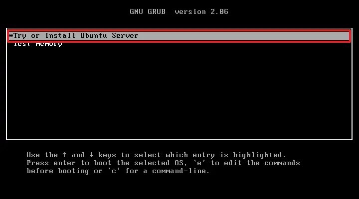 Install Ubuntu Server