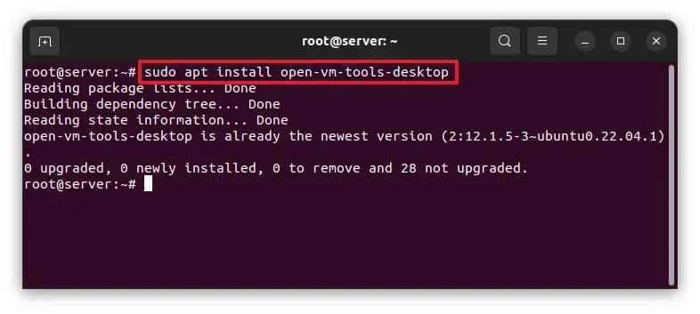 Open-vm-tools-desktop