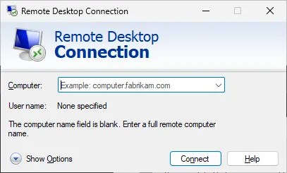Remote Desktop Connection app