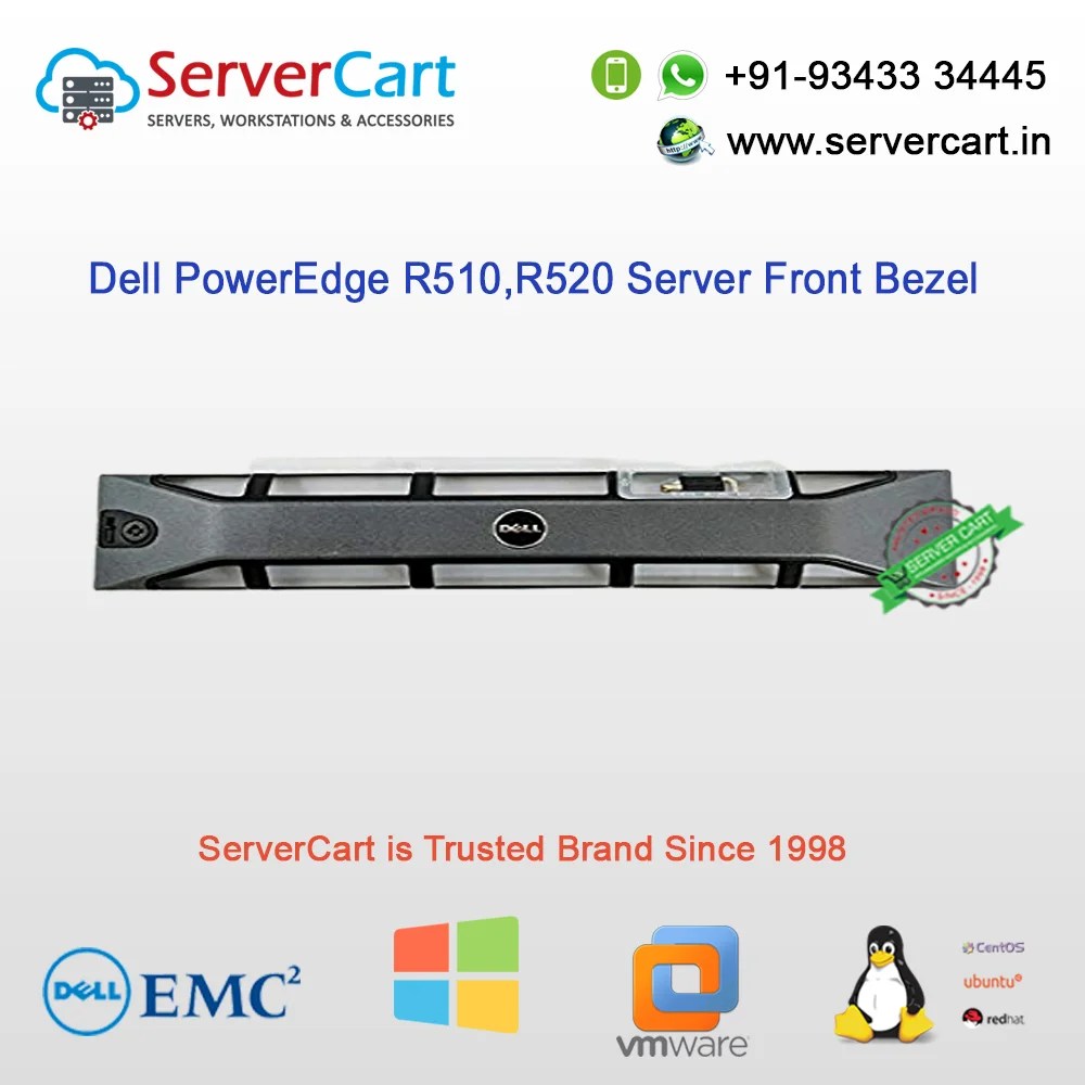 Dell PowerEdge R510, R520 Server Front Bezel Dell PowerEdge R510, R520 Server Front Bezel