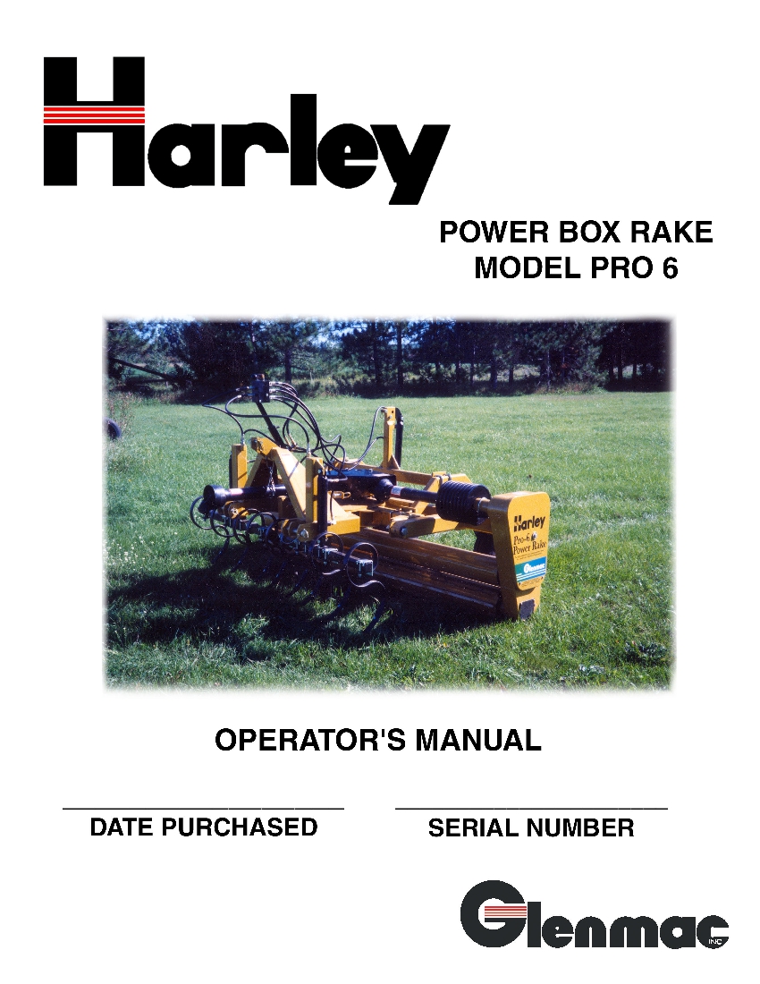 Pro 6 Power Rake P65F001 PDF Download | Service Repair Online Manual