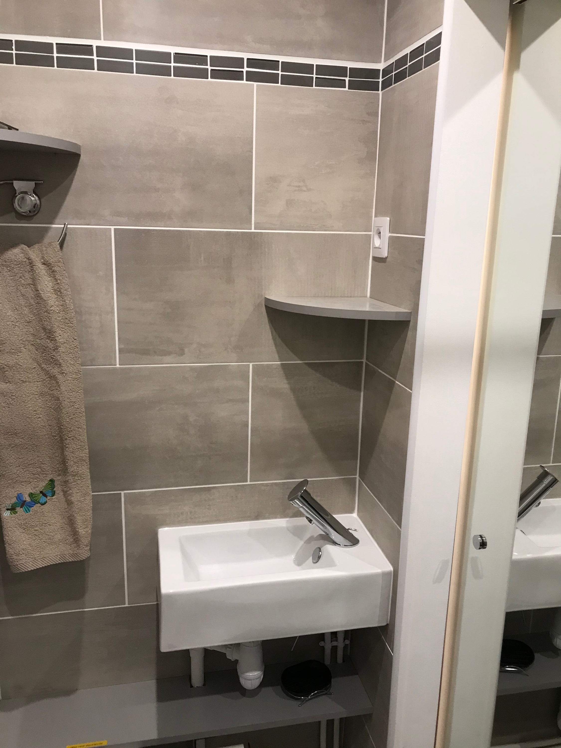 Salle d'eau studio Paris