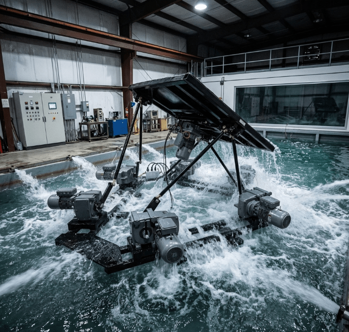 710-7HA-2000 High Angle 7DOF Motion Platform, Sea State Profile Software