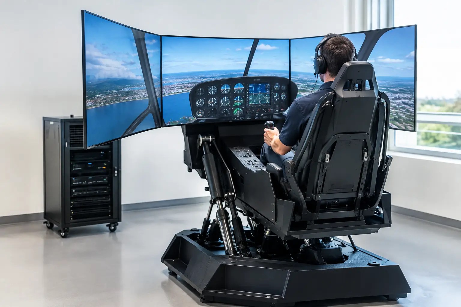 Rotorcraft Simulator Upgrade Example in Practice
