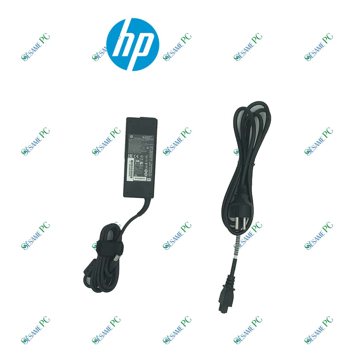 Chargeur HP 90 Watts - Modèle Ultra Plat - Neuf Sous Emballage - Référence BT796AA