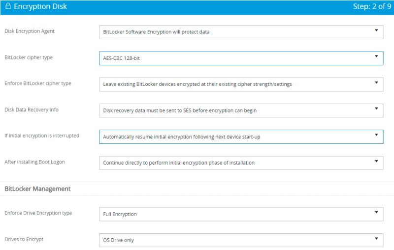 New Interface For Bitlocker Endpoint Security Disk Encryption Profile - Best Colorful Arts in Retina