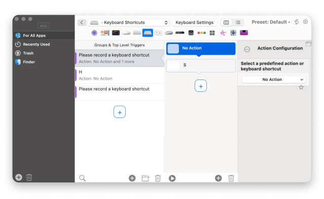 Power-user customization with BetterTouchTool, included in Setapp