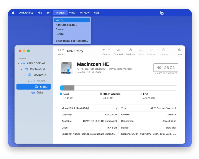Creating a disk image with Disk Drill