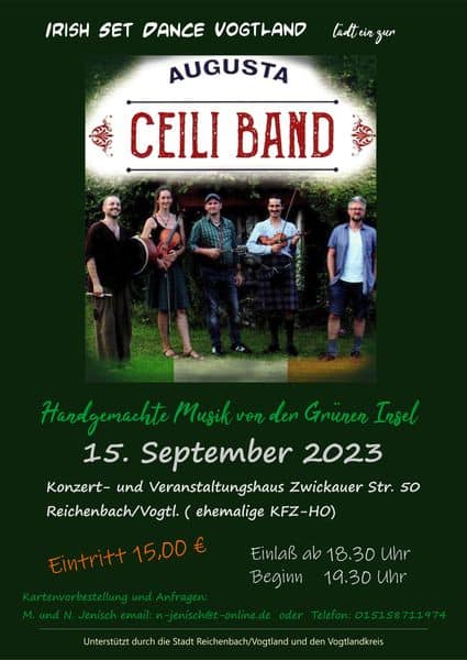 Augusta Ceili Band im Vogtland