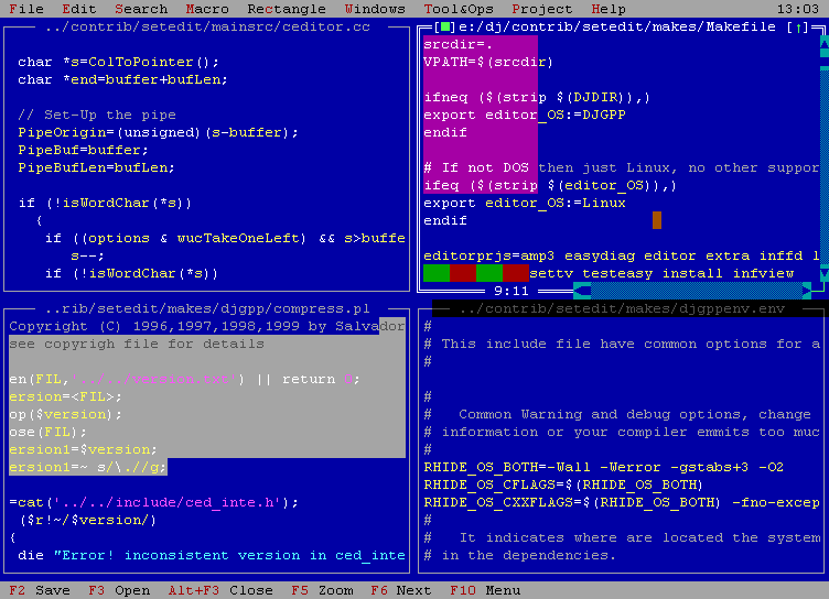 Setedit A Friendly Text Editor Xterm Snapshots - Elegant Dark Texture - HD