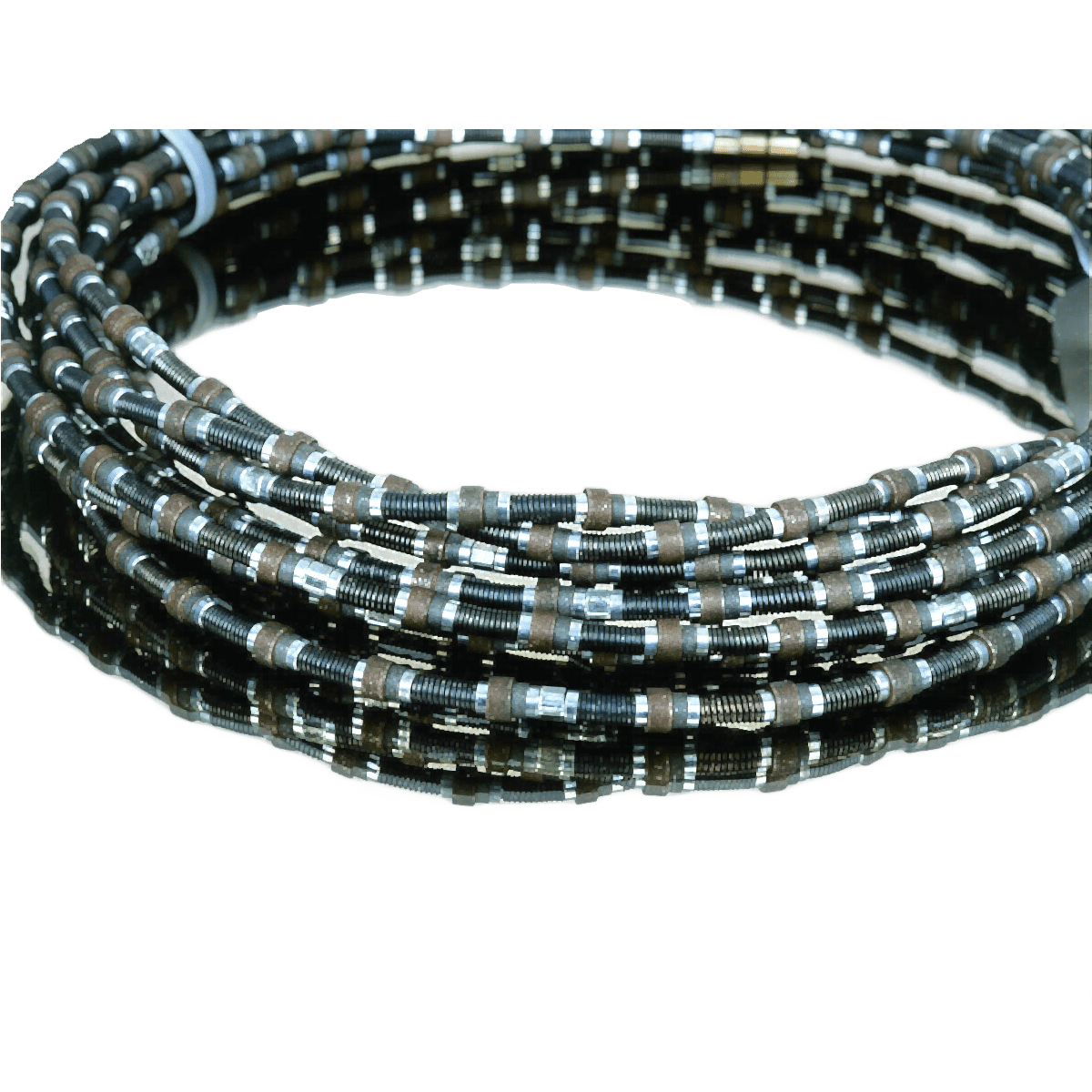 TIGER diamond wire cutting marble block in quarry – high-precision diamond tools for granite and natural stone applications