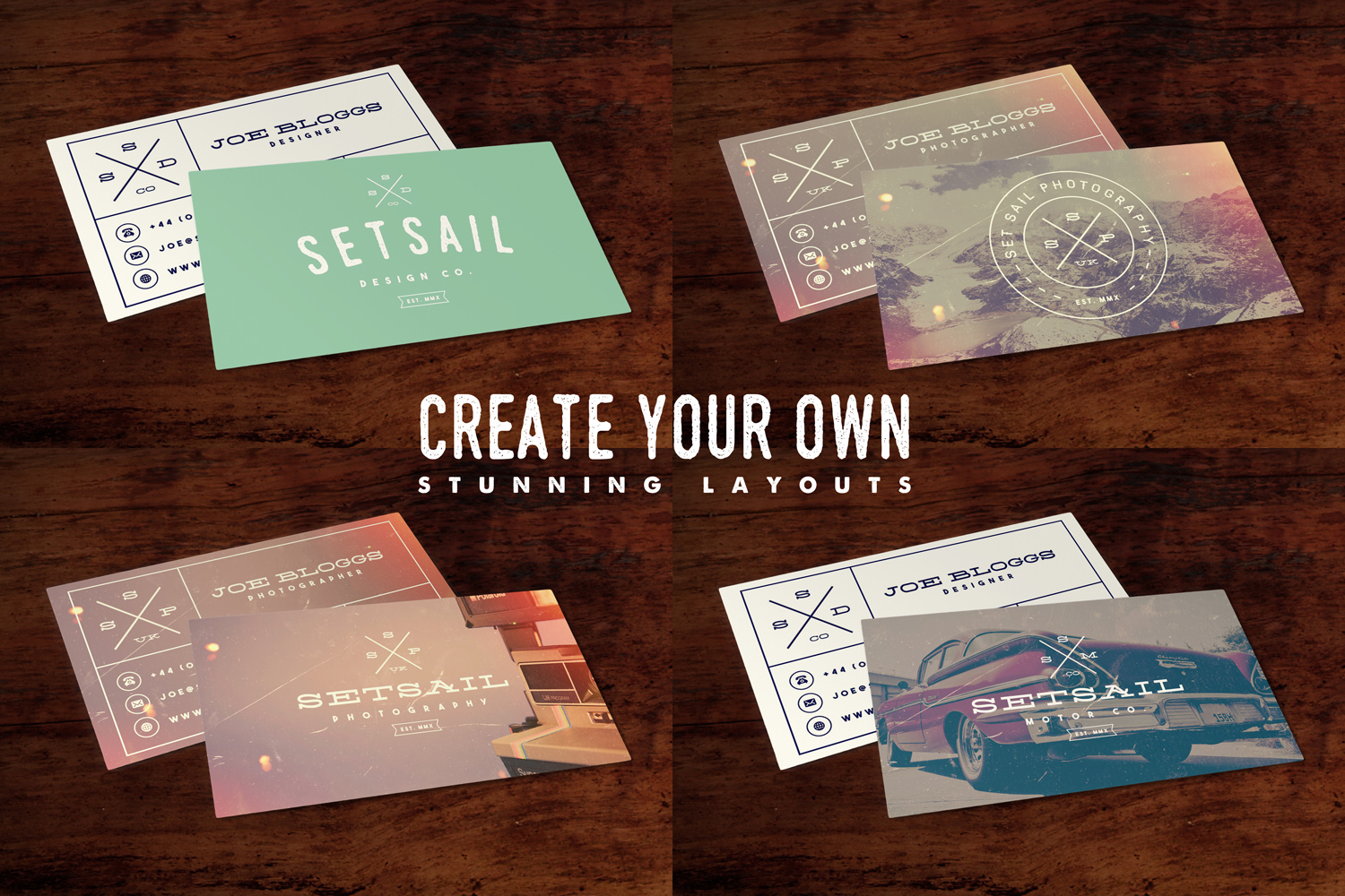 Set Sail Studios Vintage Business Card Template