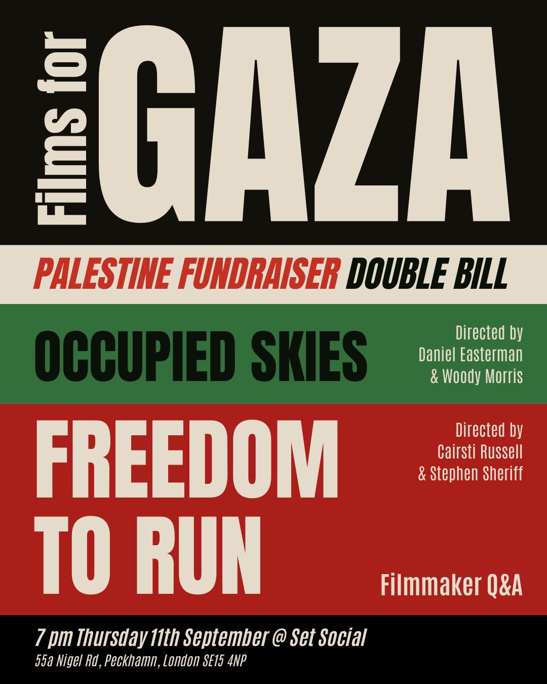 Films for Gaza poster