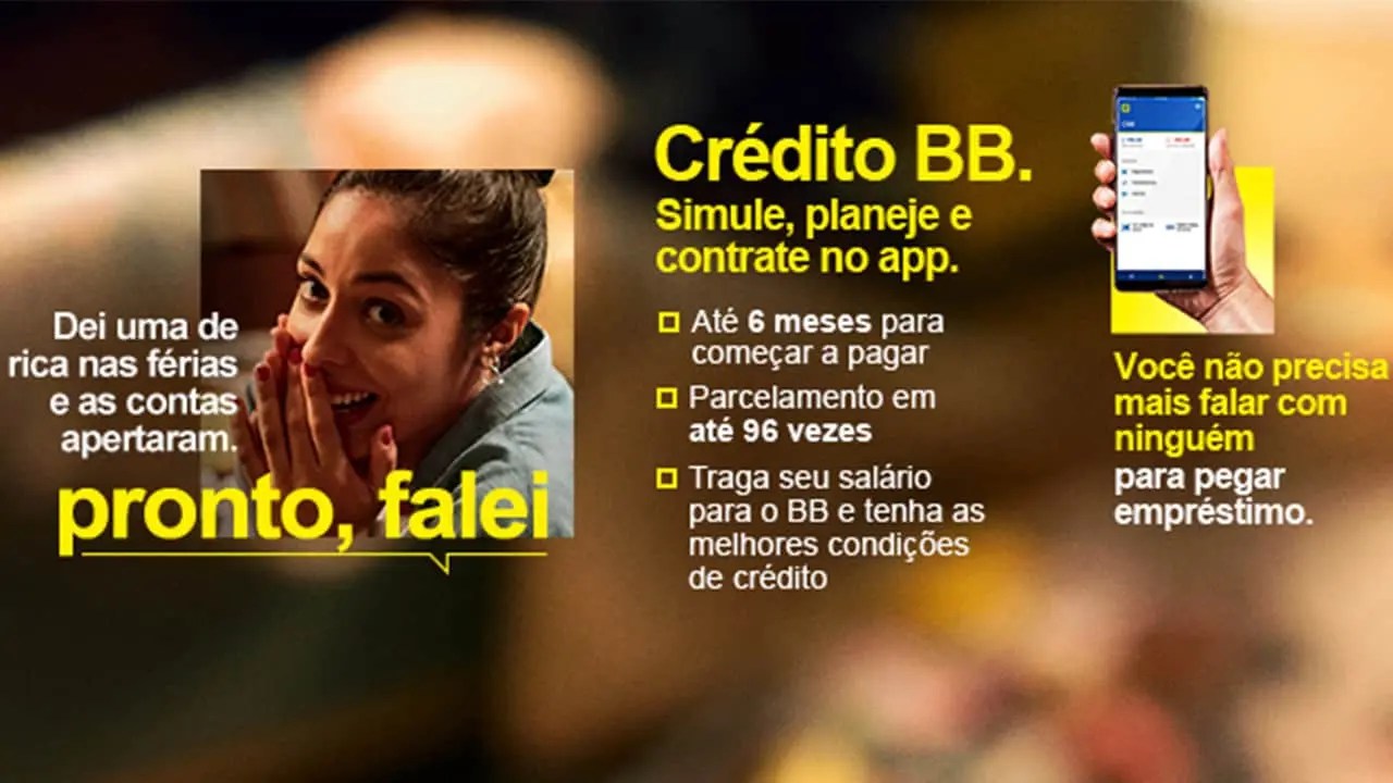 Empréstimo pessoal do Banco do Brasil permite começar a pagar em até 6 meses em 96 vezes