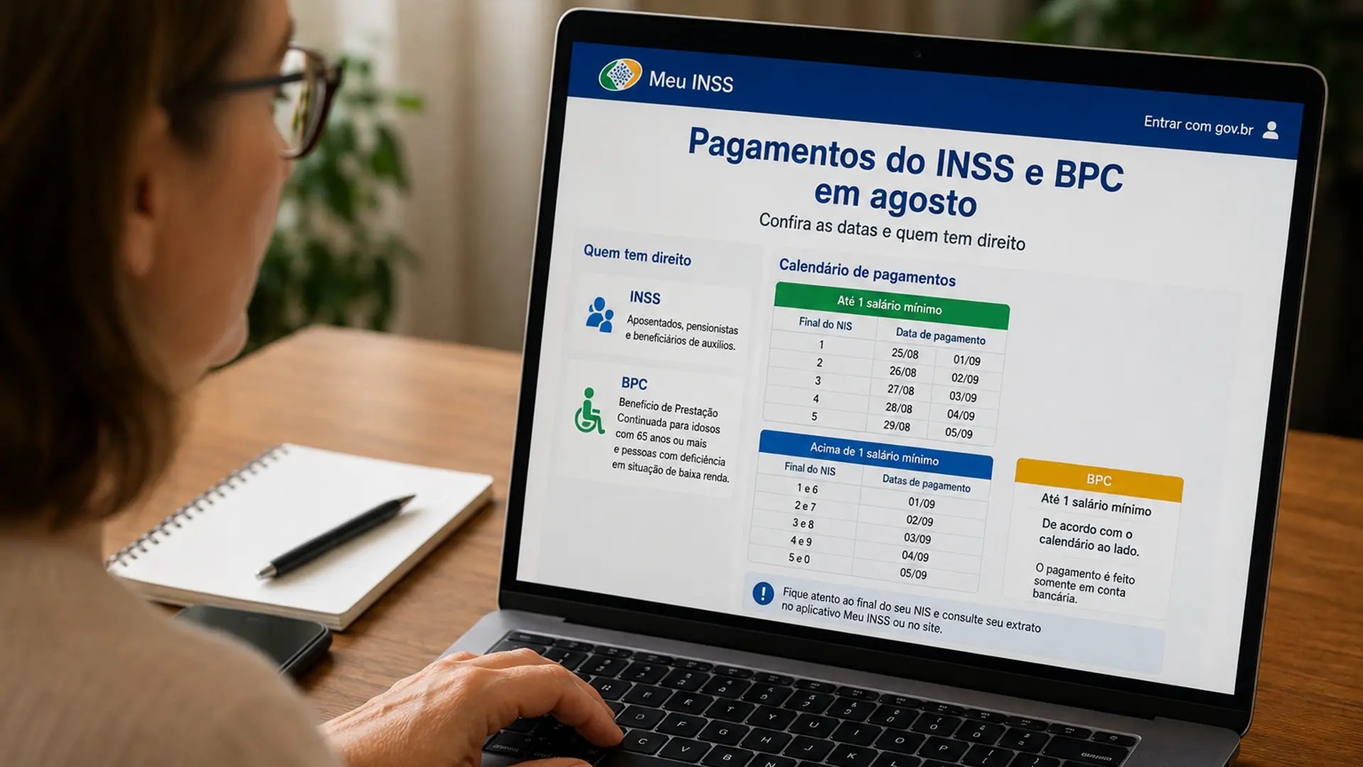 INSS AGOSTO