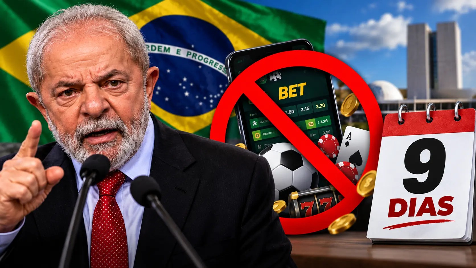 Proibição das bets: Lula assina medida provisória que proíbe apostas online no Brasil
