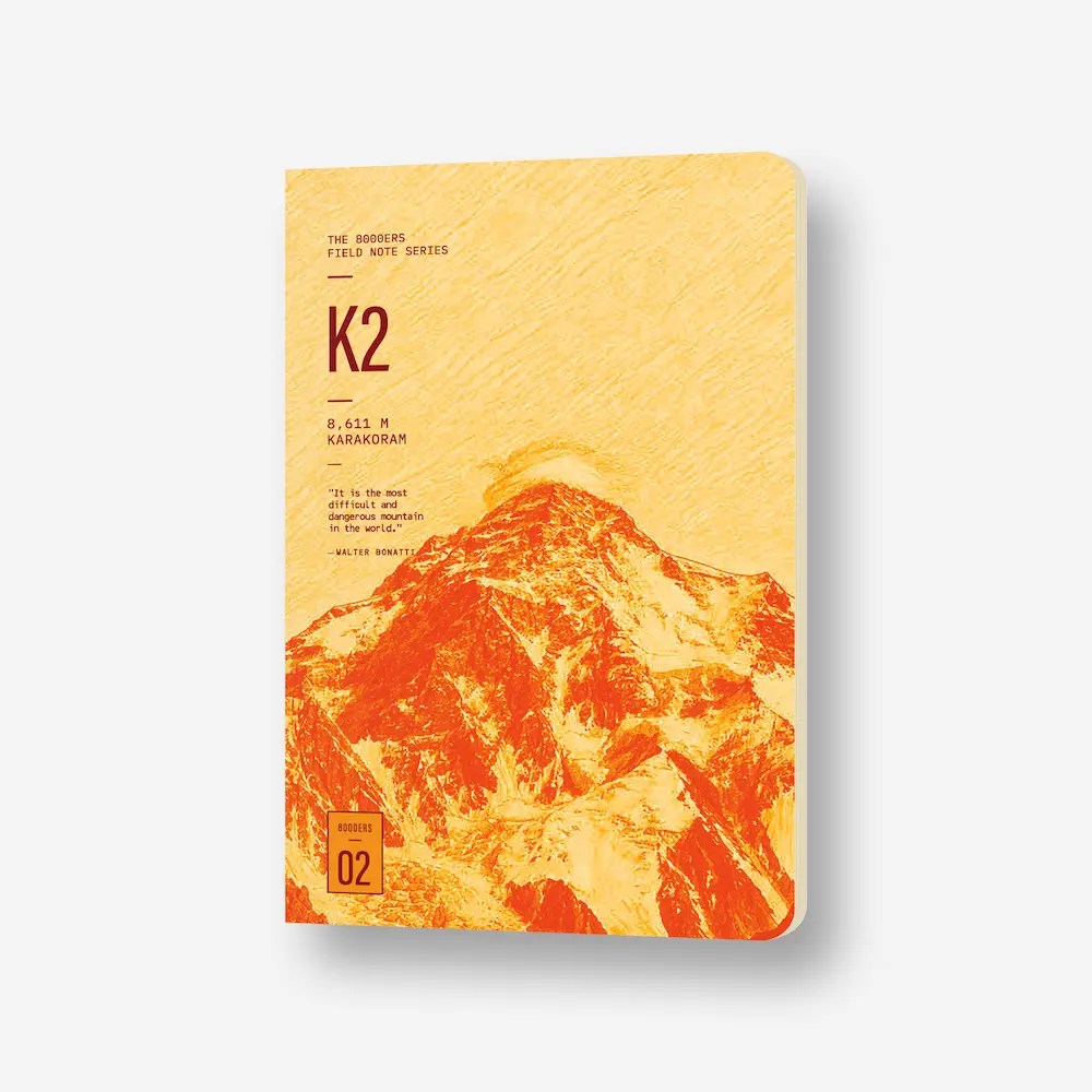 K2 Notebook — The 8000’ERS Field Notes Series (02/14) (SN202606228)