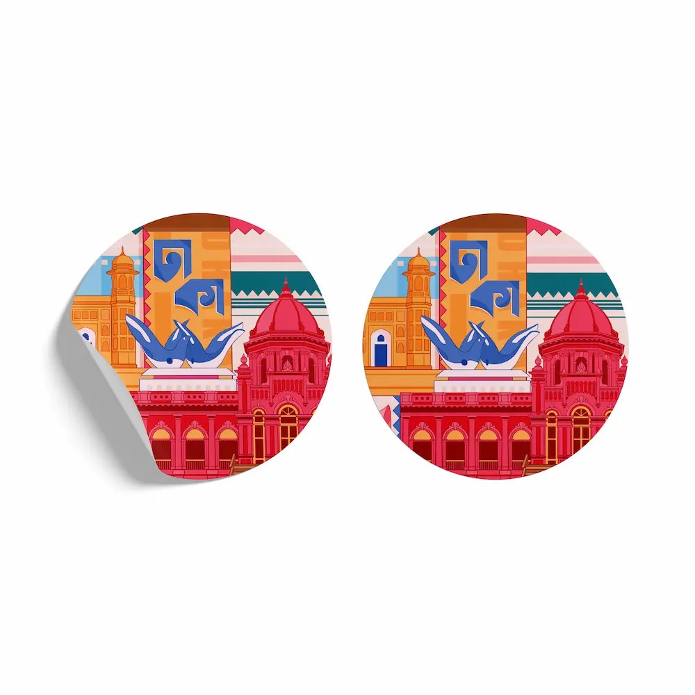 Dhaka Sticker (SN202309383) 5-Pack