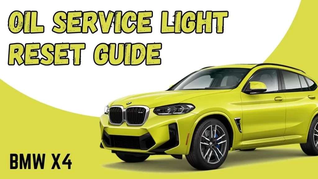 How to reset oil service light on bmw x4 f26/g02 (2014-2021)