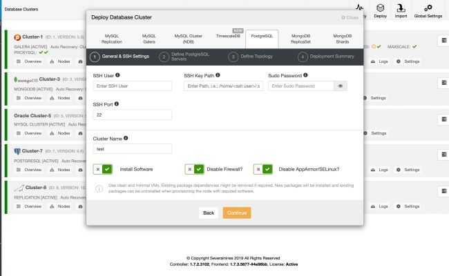 ClusterControl For PostgreSQL | Severalnines