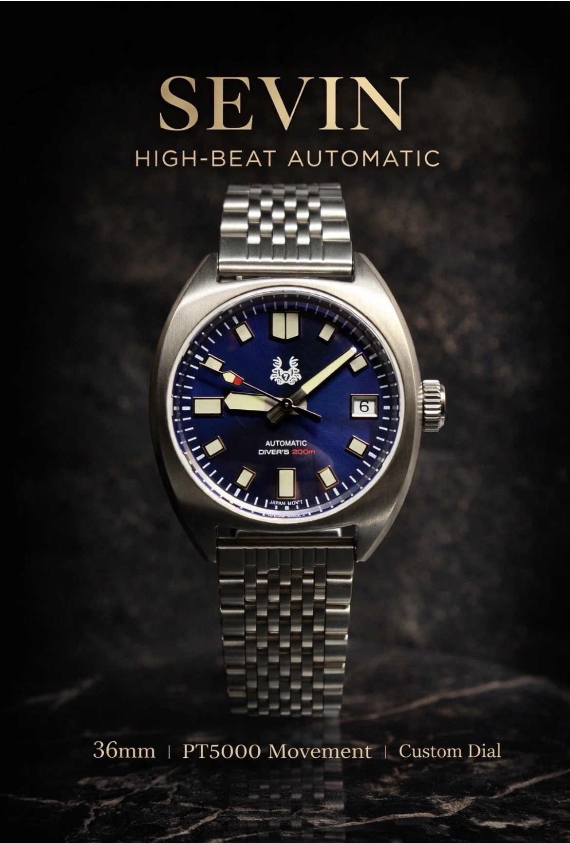 Blue Hi-Beat Automatic Watch - product image 4