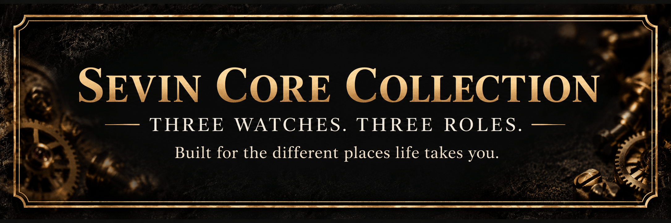 Sevin Core Collection illustrated collection banner