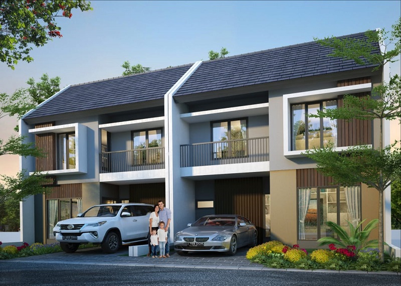 rumah 2 lantai dibintaro