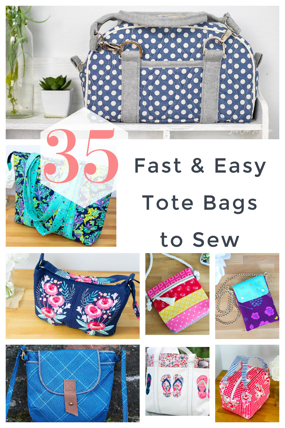 Ok, here’s a look at these purse patterns. 35 Fast And Easy Free Bag Patterns