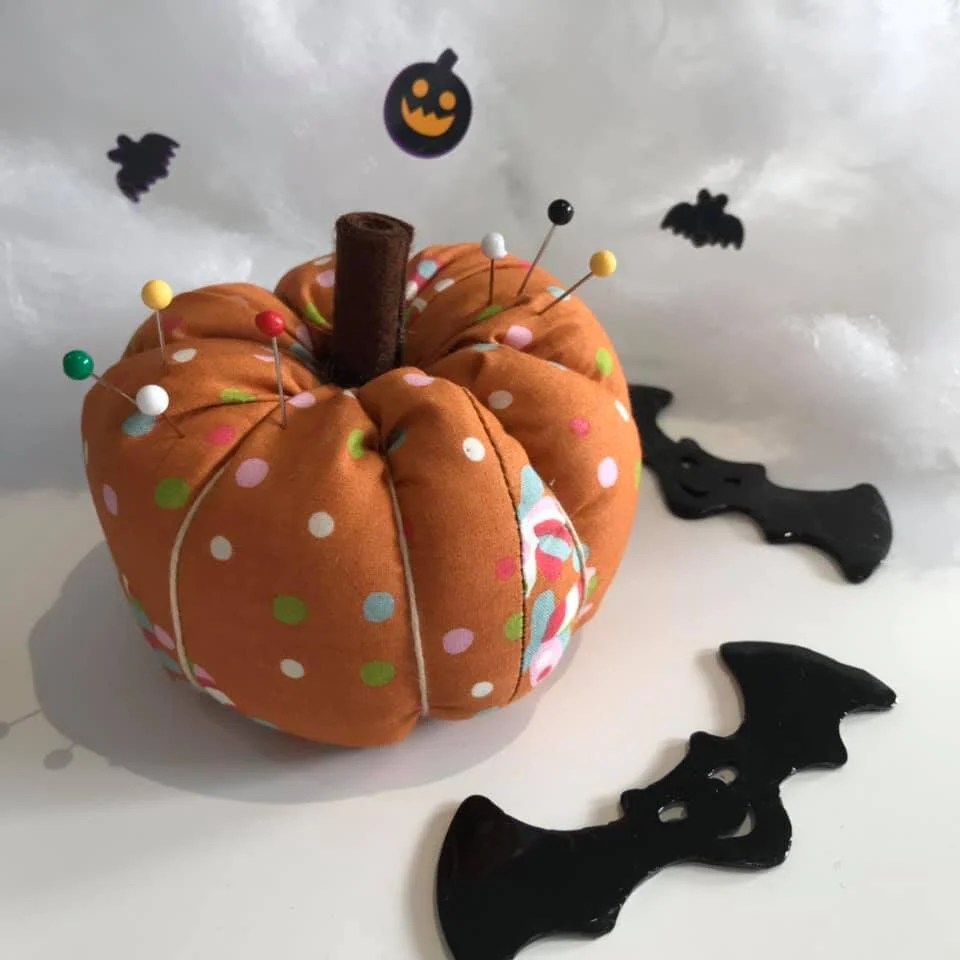 Halloween Quick Crafts Pumpkin Pin Cushion Sew Confident