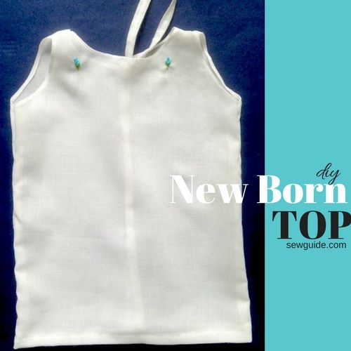 Make A Simple Newborn Baby Top Free Sewing Pattern Tutorial Sew Guide