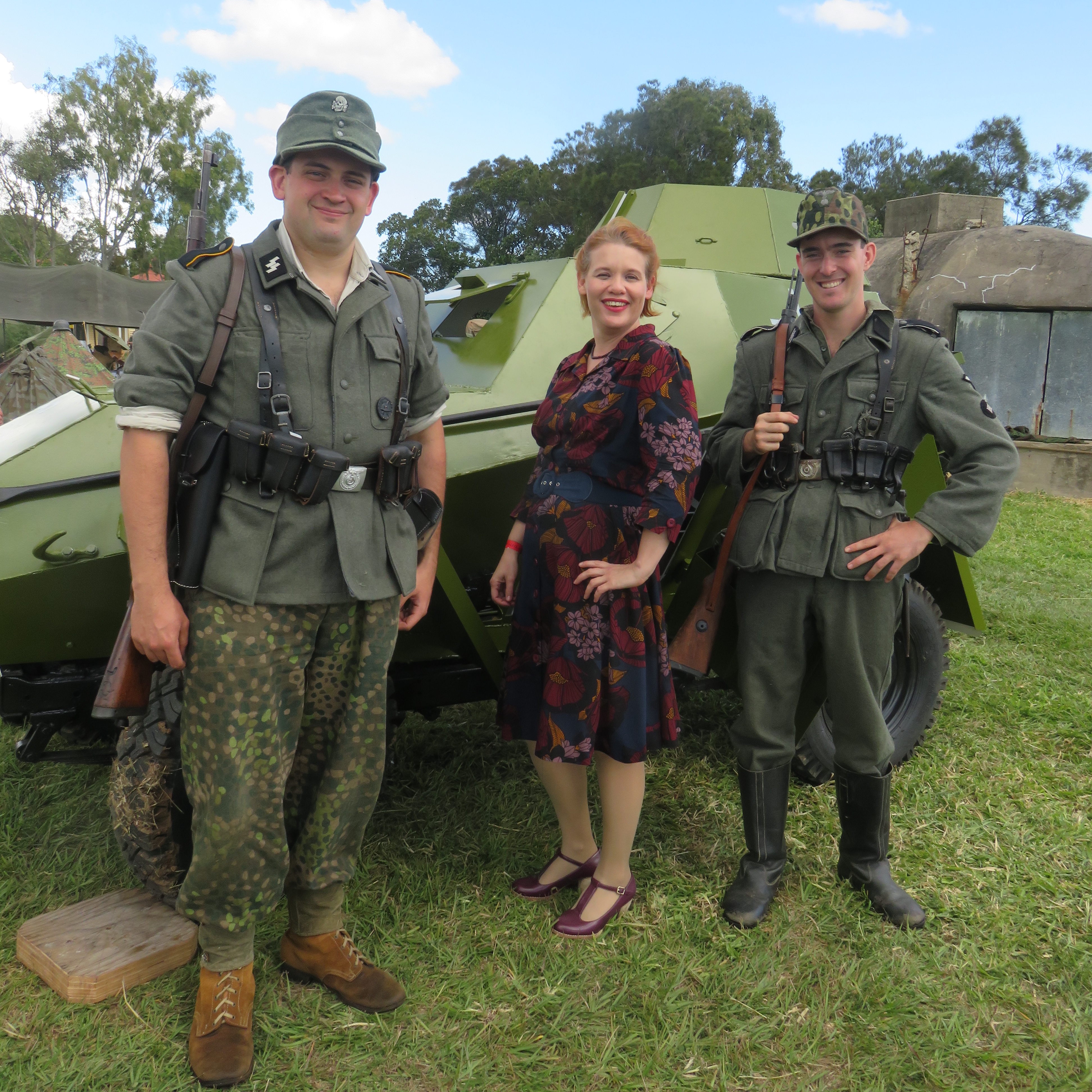 post skirmish - WaffenBruder das Reich & BA64 armoured car