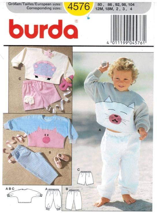 burda sweatshirt pattern